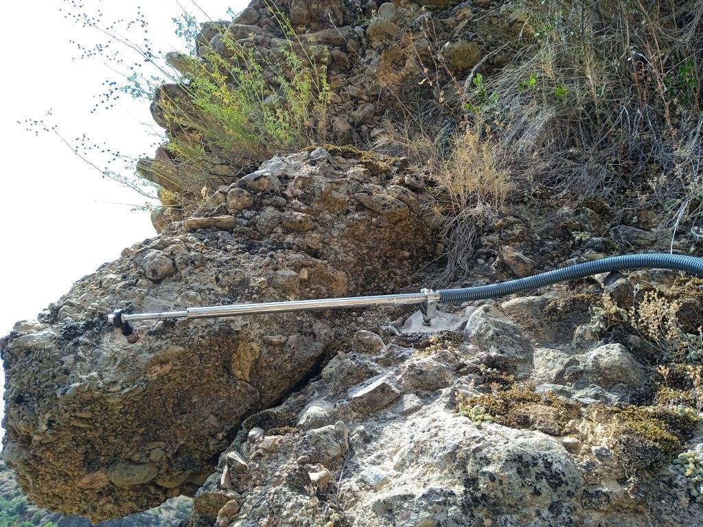 Equipement installé - Détail de la jauge de fissuration