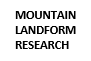 Logo Mountain Landform Research